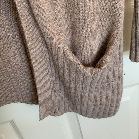 Talula tan cashmere open cardigan - Picture 5 of 6